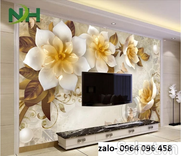 Tranh gạch 3d ốp tường sau ti vi - SCX33
