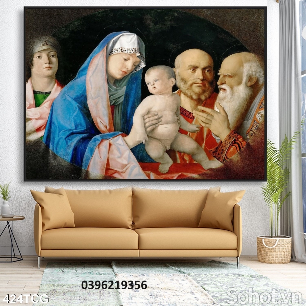 Tranh gạch công giáo 3d trang trí