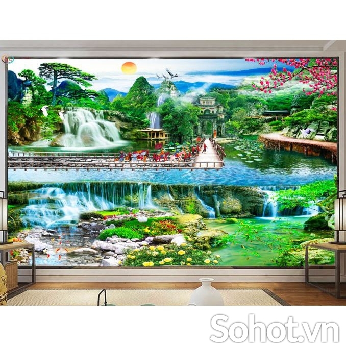 Tranh đá ốp phòng khách