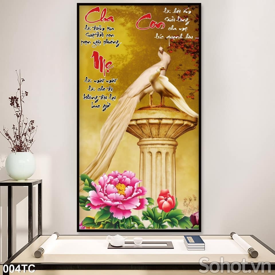 gạch tranh 3D trang trí phòng