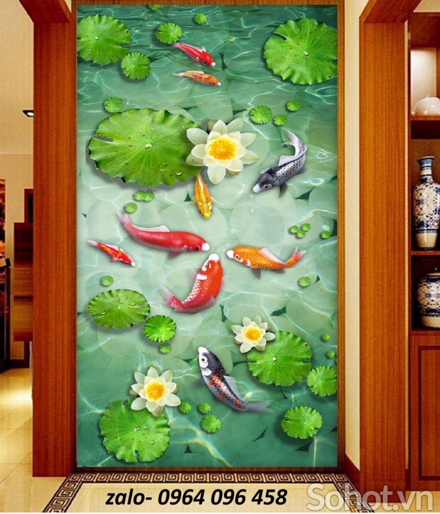 Gạch tranh trang trí 3d cao cấp - NCB64