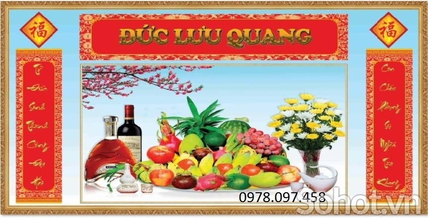 Tranh phòng thờ- tranh ốp tường