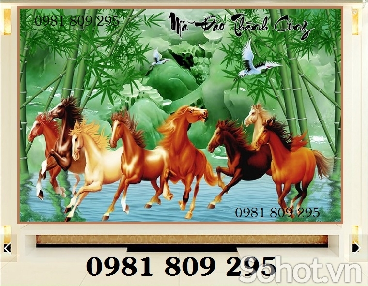 Tranh gạch 3d con ngựa - HGF9