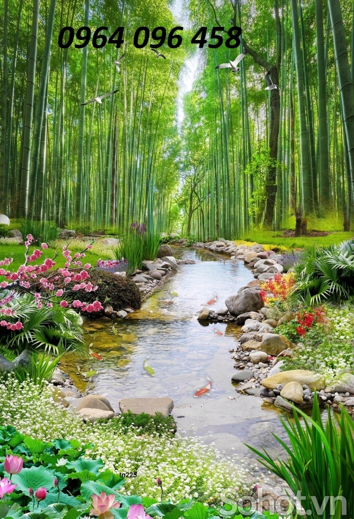 Tranh gạch 3d trang trí phòng khách đẹp - 77CM