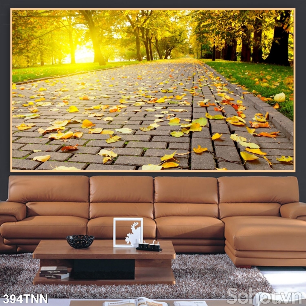 Tranh gạch đẹp trang trí phòng khách