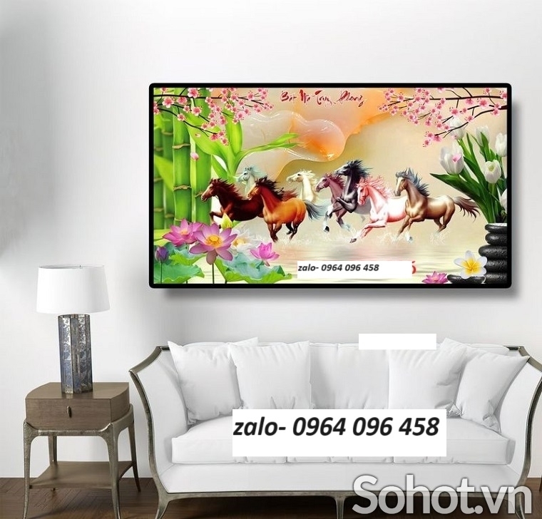 Tranh gạch 3d mã đáo thành công - 7000MN