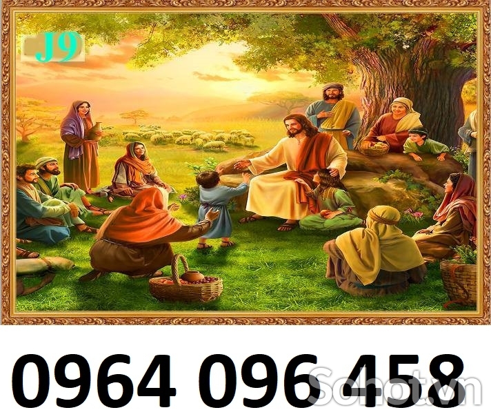 Tranh gạch 3d ốp tường tranh thiên chúa - CBV64