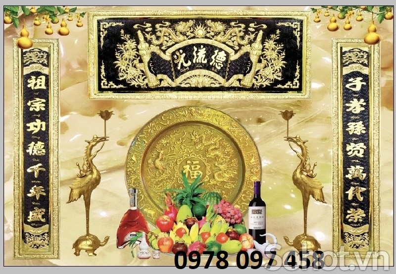 Tân trang phòng thơ - gạch tranh dán tường