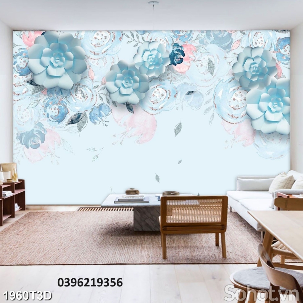 Tranh gạch đẹp 3D treo tường
