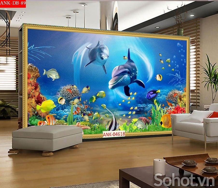 Tranh gạch men 3d phòng tắm - SVC44