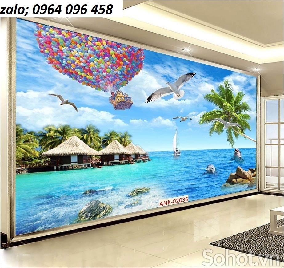 Tranh gạch 3d cảnh biển - KFXX44