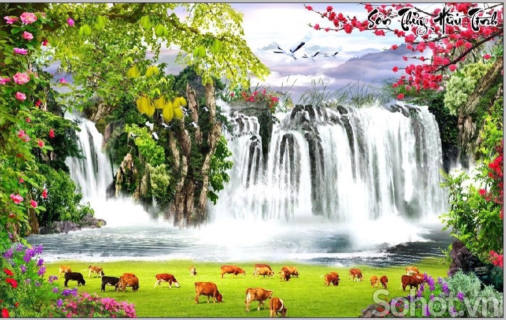 Gạch tranh 3D ốp tường