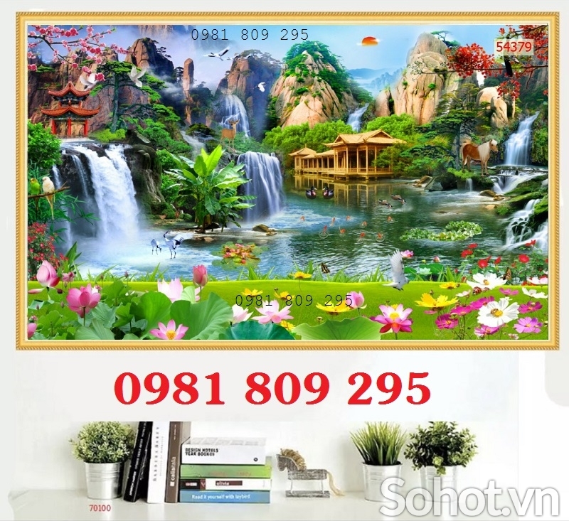 Tranh gạch 3d phong cảnh
