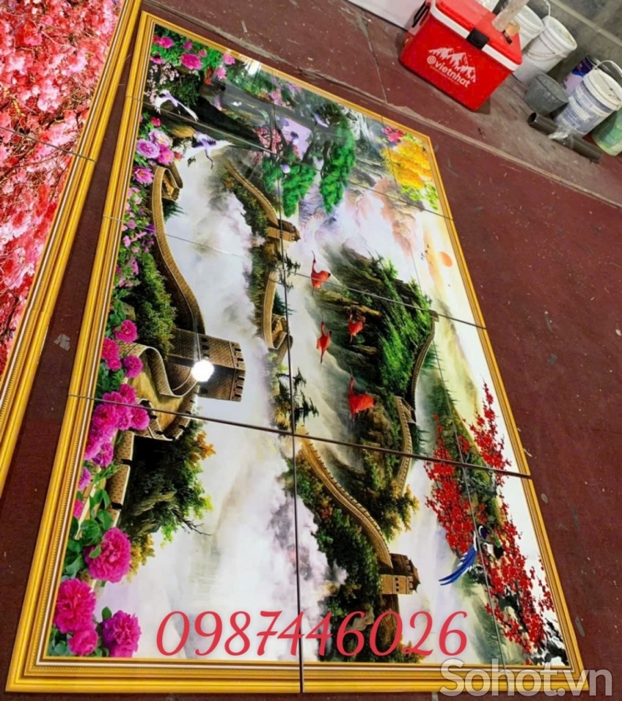 Tranh gạch men vạn lý trường thành H2733