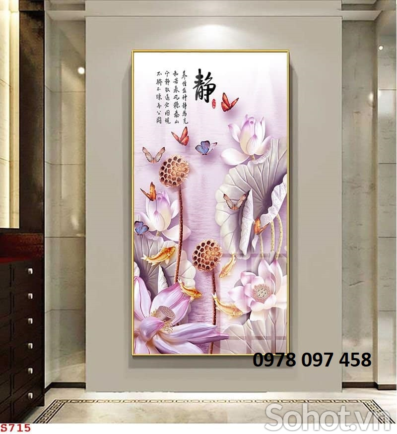 Tranh gạch men cao cấp.