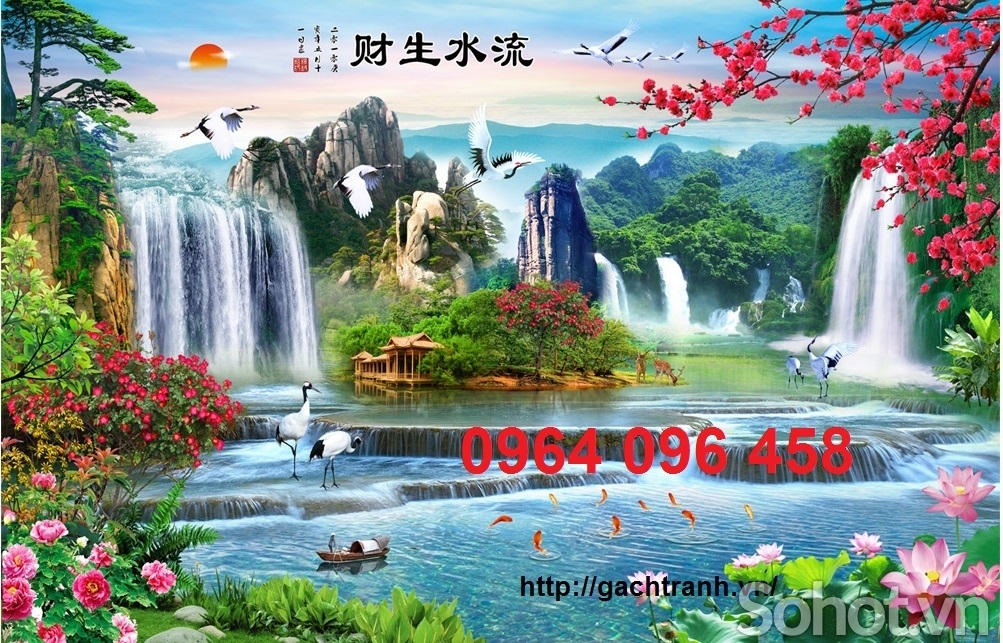 Tranh gạch 3d ốp tường ngoài trời - SLD33