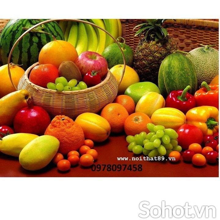 Gạch tranh phòng bếp