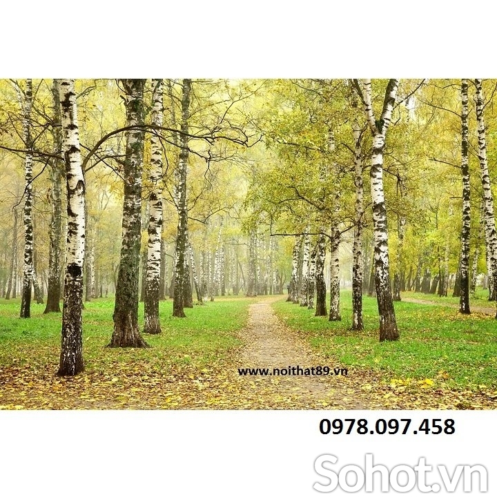 Tranh phong cảnh thiên nhiên giao hòa - tranh gạch men