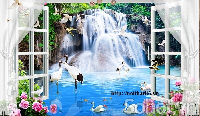 Gạch tranh cửa sổ
