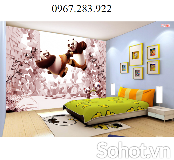 Gạch trang trí hoạt hình