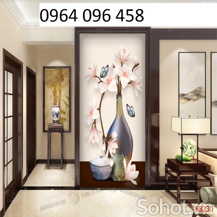 tranh gạch 3d - tranh trang trí phòng khách - DVV87