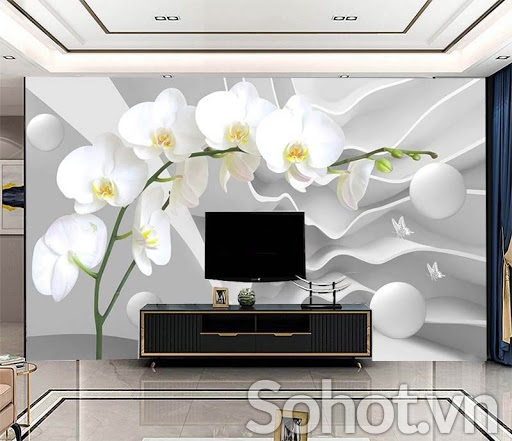 Tranh gạch 3d giả ngọc - FFDC4