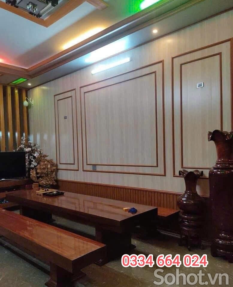 Tấm ốp tường nhựa sạch đẹp
