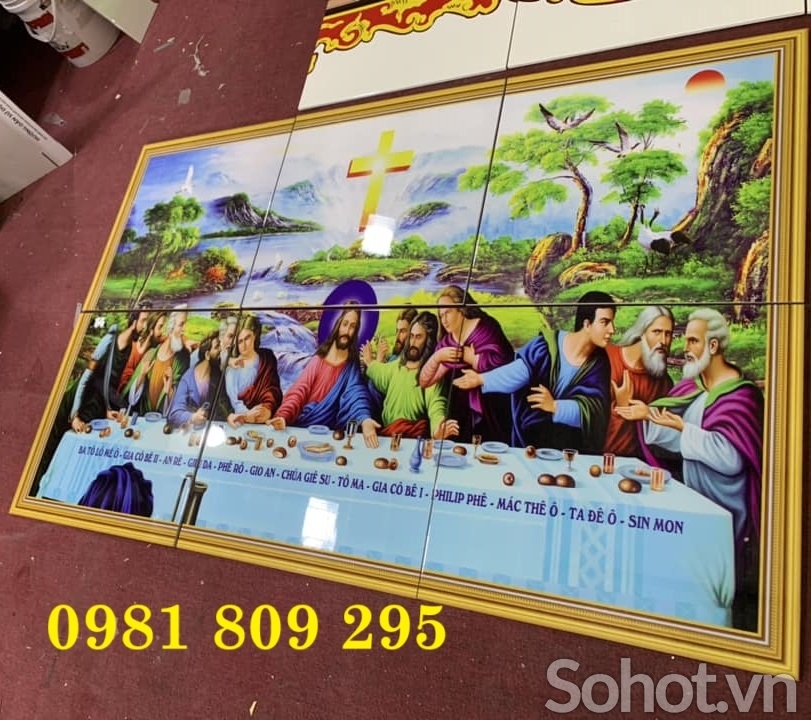 Tranh gạch công giáo 3d 12 tông đồ