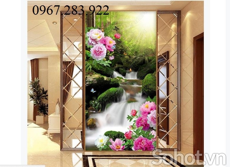 Tranh 3D- Tranh phong cảnh khổ dọc