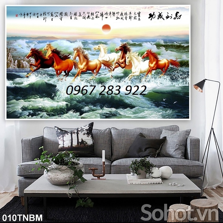 Gạch mã đáo thành công 3d- Tranh tường