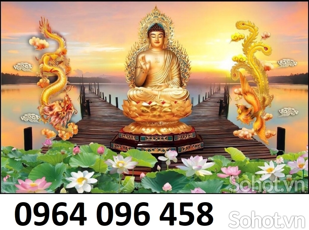 Tranh gạch 3d phật phòng thờ - LKFD4