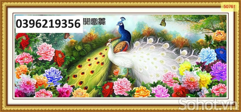 Tranh gạch hình công phượng đẹp