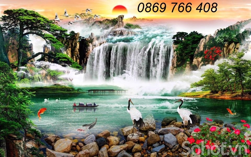 Gạch tranh phong cảnh 3D