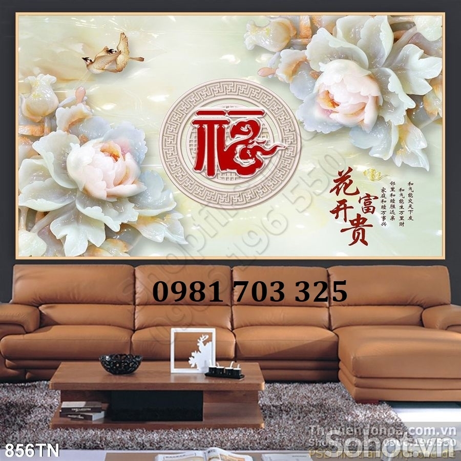 Gạch tranh đẹp sứ ngọc 3d