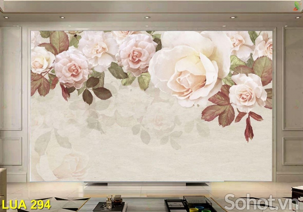 Tranh gạch 3D ốp tường trang trí phòng khách