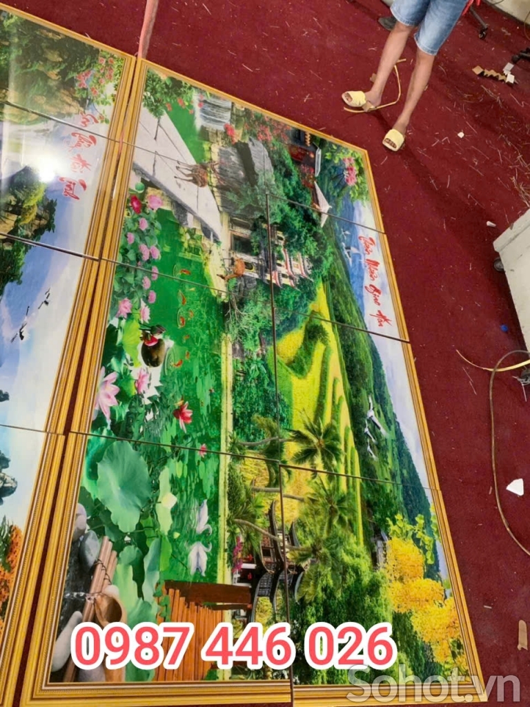 Gạch in tranh tường 3d HP79222