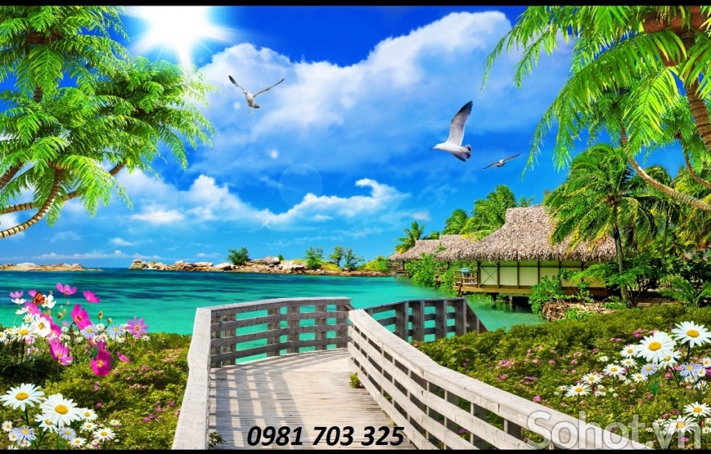 Gạch tranh 3D ốp tường