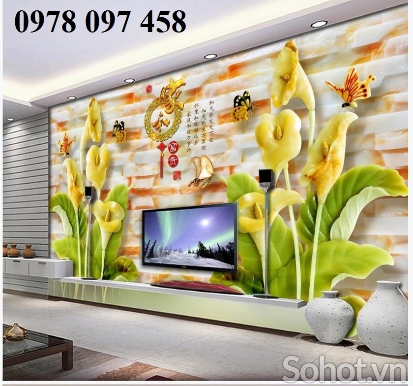 Gạch tranh 3d cao cấp ốp tường
