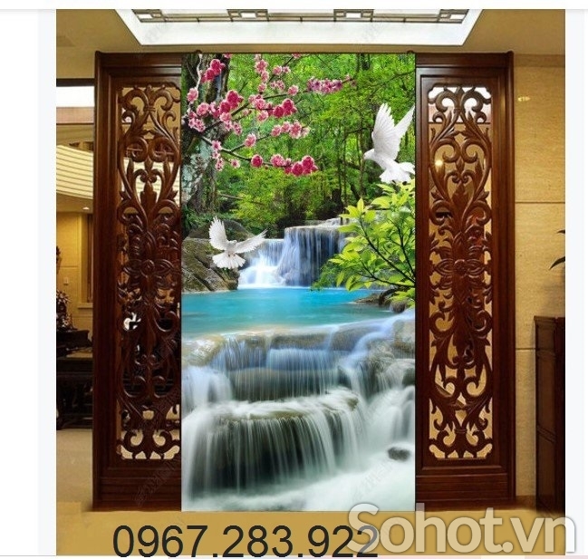 Tranh tường trang trí, tranh 3d phong cảnh