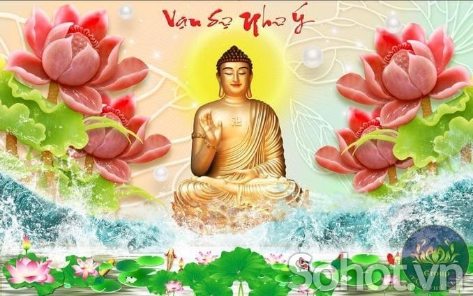 Tranh gạch 3d phật phòng thờ - UCNEW2