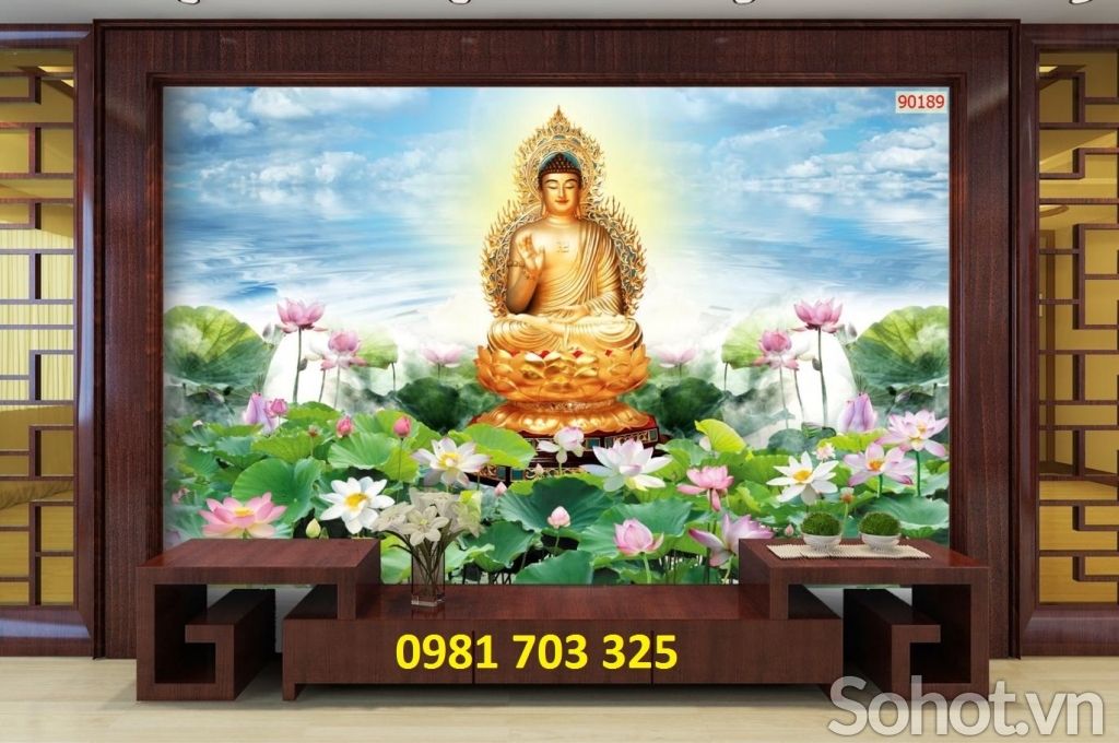 Tranh gạch 3D phật giáo