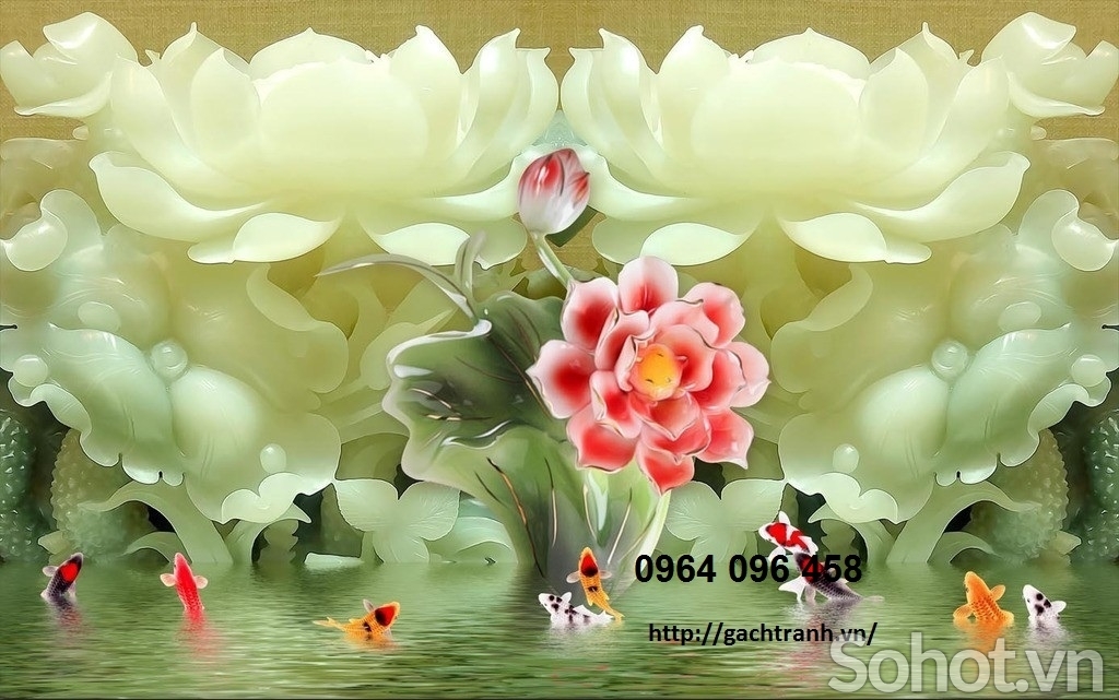 Tranh gạch 3d cẩm thạch - 545XL