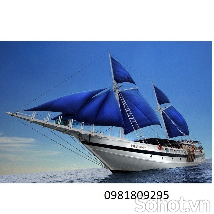 Tranh gạch 3D -tranh thuyền buồm