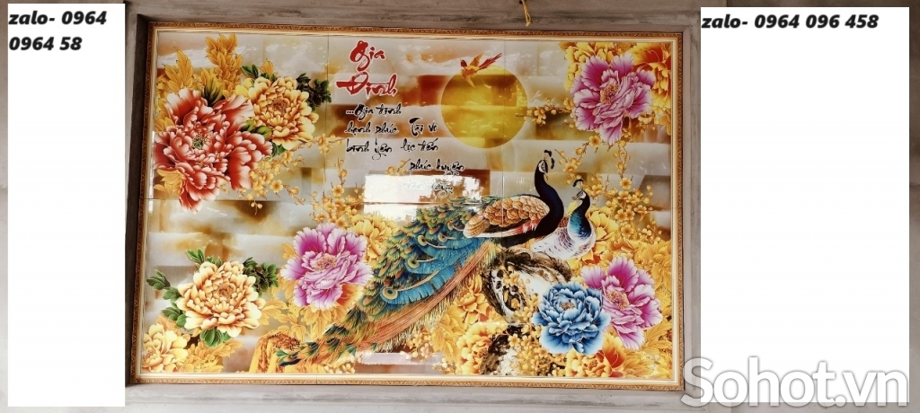 Tranh gạch 3d trang trí phòng khách - MNN09