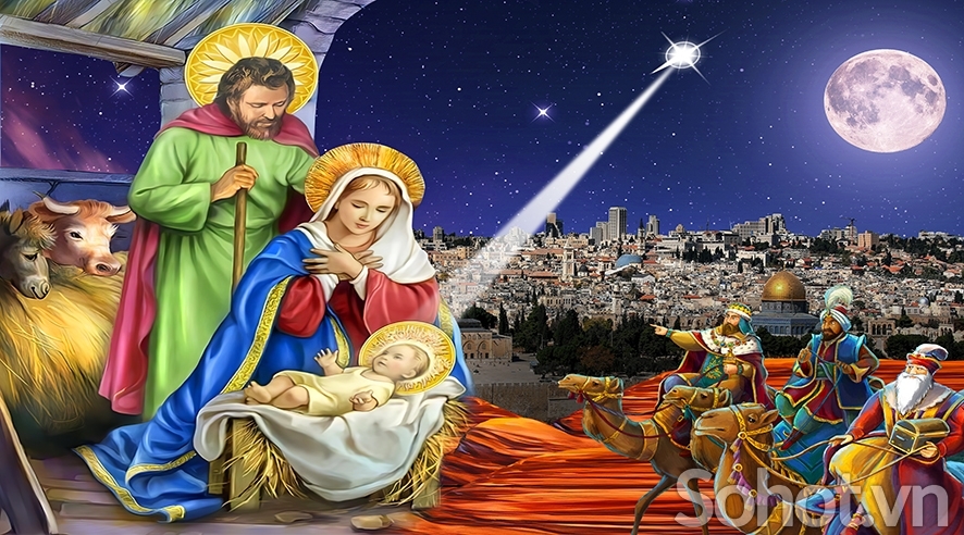 Tranh thiên chúa- gạch men 3D công giáo