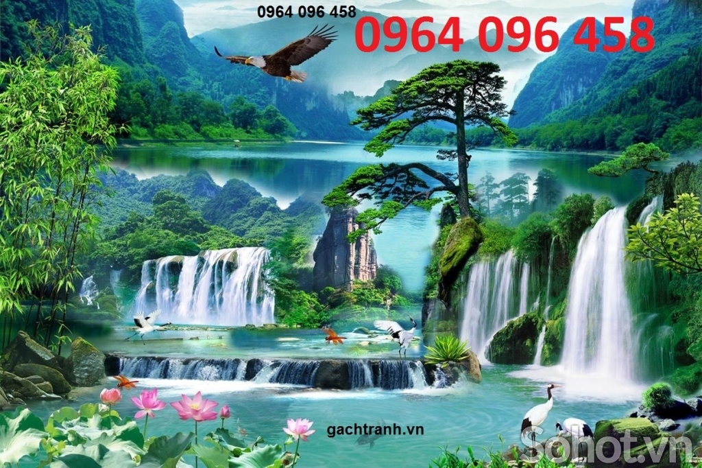 Tranh gạch 3d phong thủy - XBB98