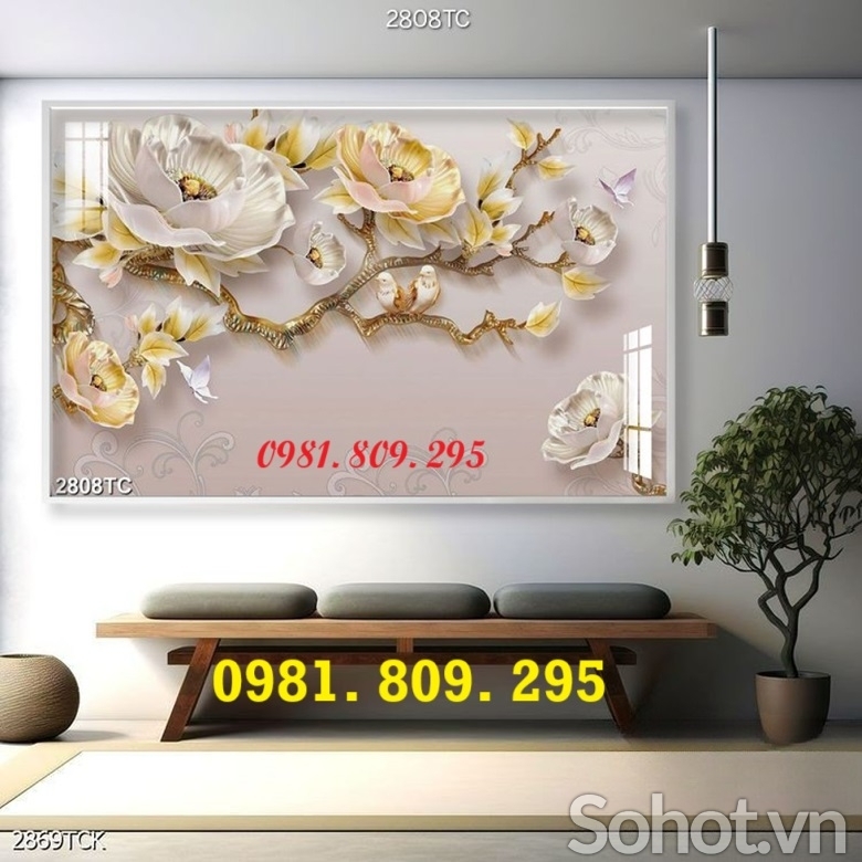 Tranh ốp tường , gạch men cao cấp