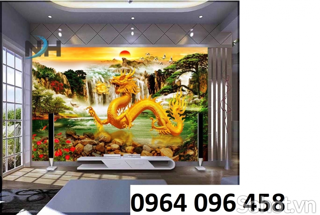 Tranh gạch 3d ốp tường phòng thờ - 322XCCC