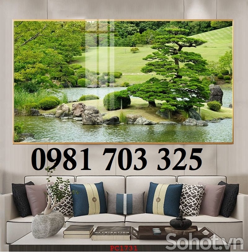 Tranh gạch đẹp phong cảnh trang trí