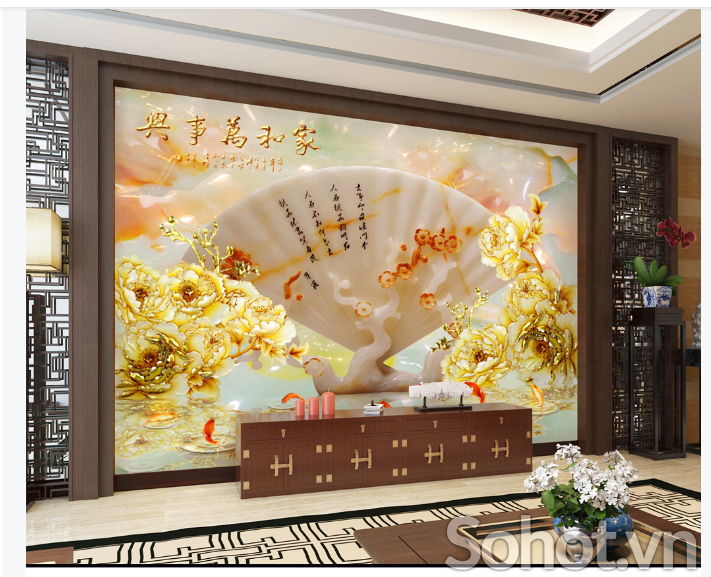 tranh sứ ngọc- tranh gạch men trang trí